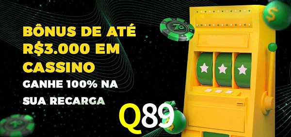 Q89 melhor bônus de depósito